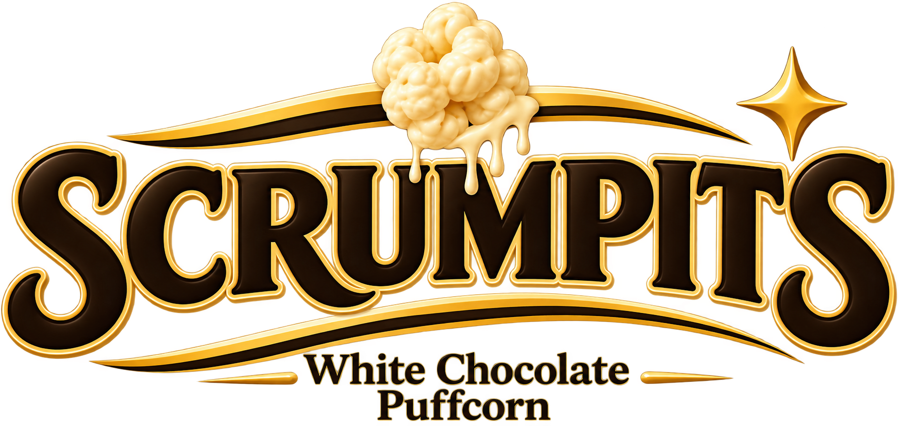 SCRUMPITS White Chocolate Puffcorn